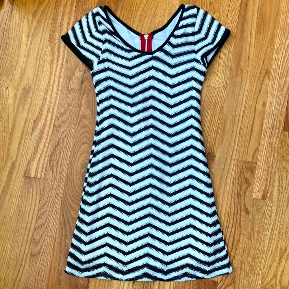 Sally miller couture chevron dress